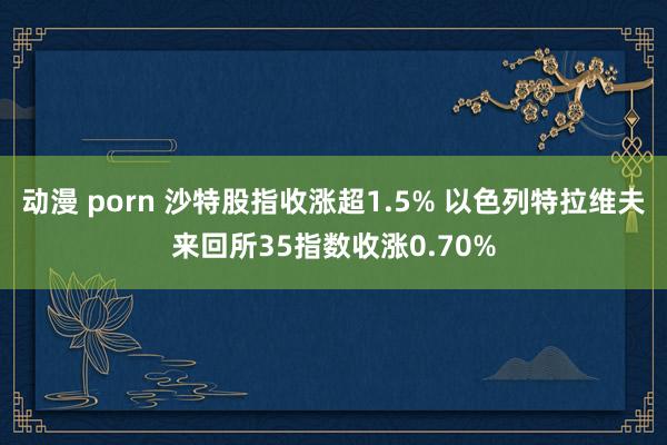 动漫 porn 沙特股指收涨超1.5% 以色列特拉维夫来回所35指数收涨0.70%