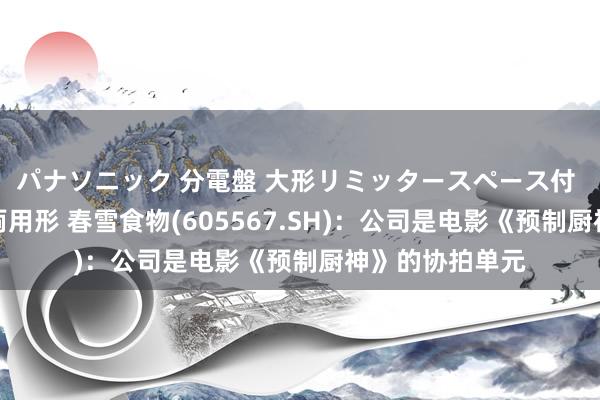 パナソニック 分電盤 大形リミッタースペース付 露出・半埋込両用形 春雪食物(605567.SH)：公司是电影《预制厨神》的协拍单元