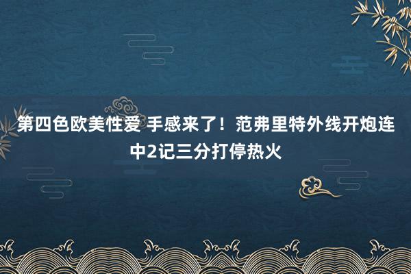 第四色欧美性爱 手感来了！范弗里特外线开炮连中2记三分打停热火