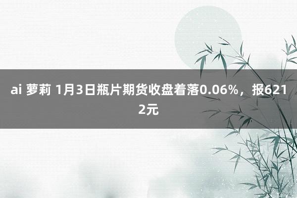 ai 萝莉 1月3日瓶片期货收盘着落0.06%，报6212元