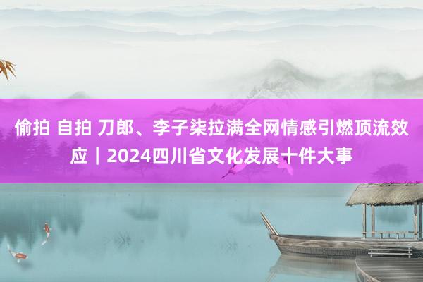 偷拍 自拍 刀郎、李子柒拉满全网情感引燃顶流效应｜2024四川省文化发展十件大事