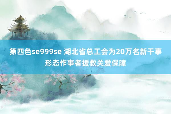 第四色se999se 湖北省总工会为20万名新干事形态作事者援救关爱保障